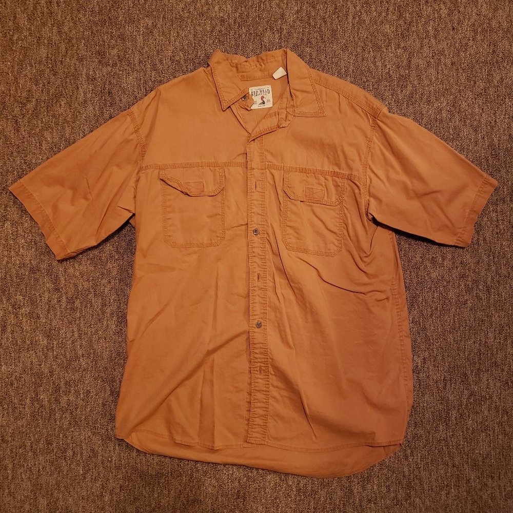 Red Head Button Down Shirt